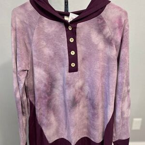 White Birch Hooded Top